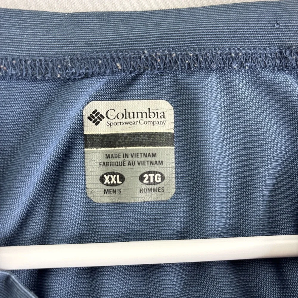 Columbia Titanium Men's XXL Short Sleeve T-Shirt Hiking Camping Moisture Wicking - Picture 5 of 7